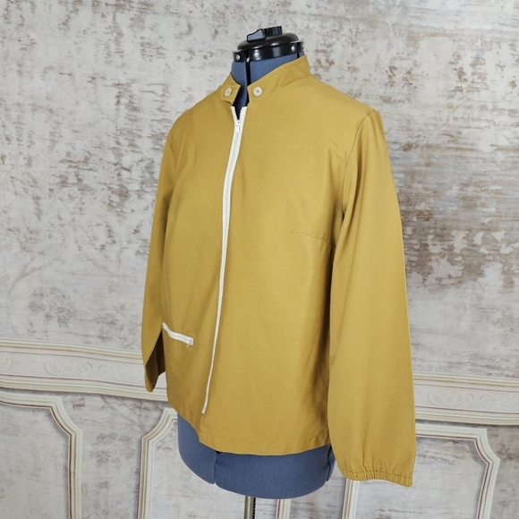 Vintage 1960s Womens Car Club Jacket Cafe Racer Biker Rockabilly Greaser 60s VTG - Picture 8 of 12